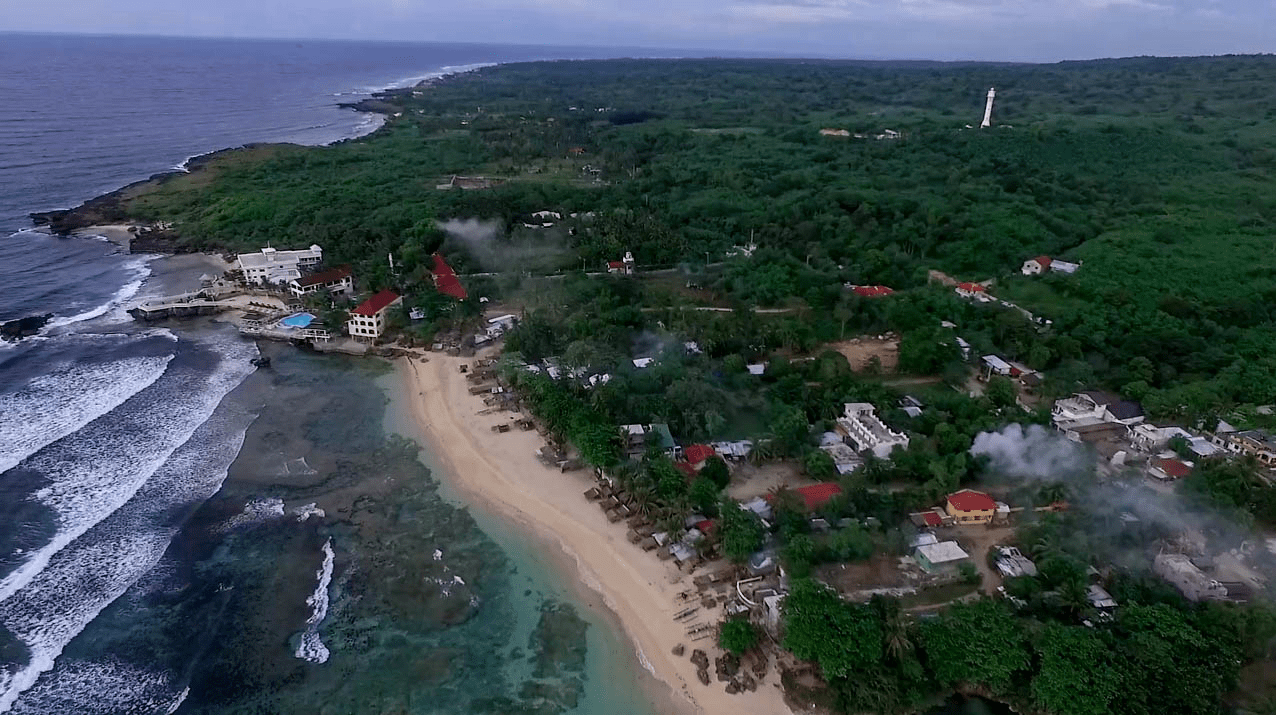 patar beach area in bolinao pangasinan philippines, including cape bolinao lighthouse and treasures of bolinao resort